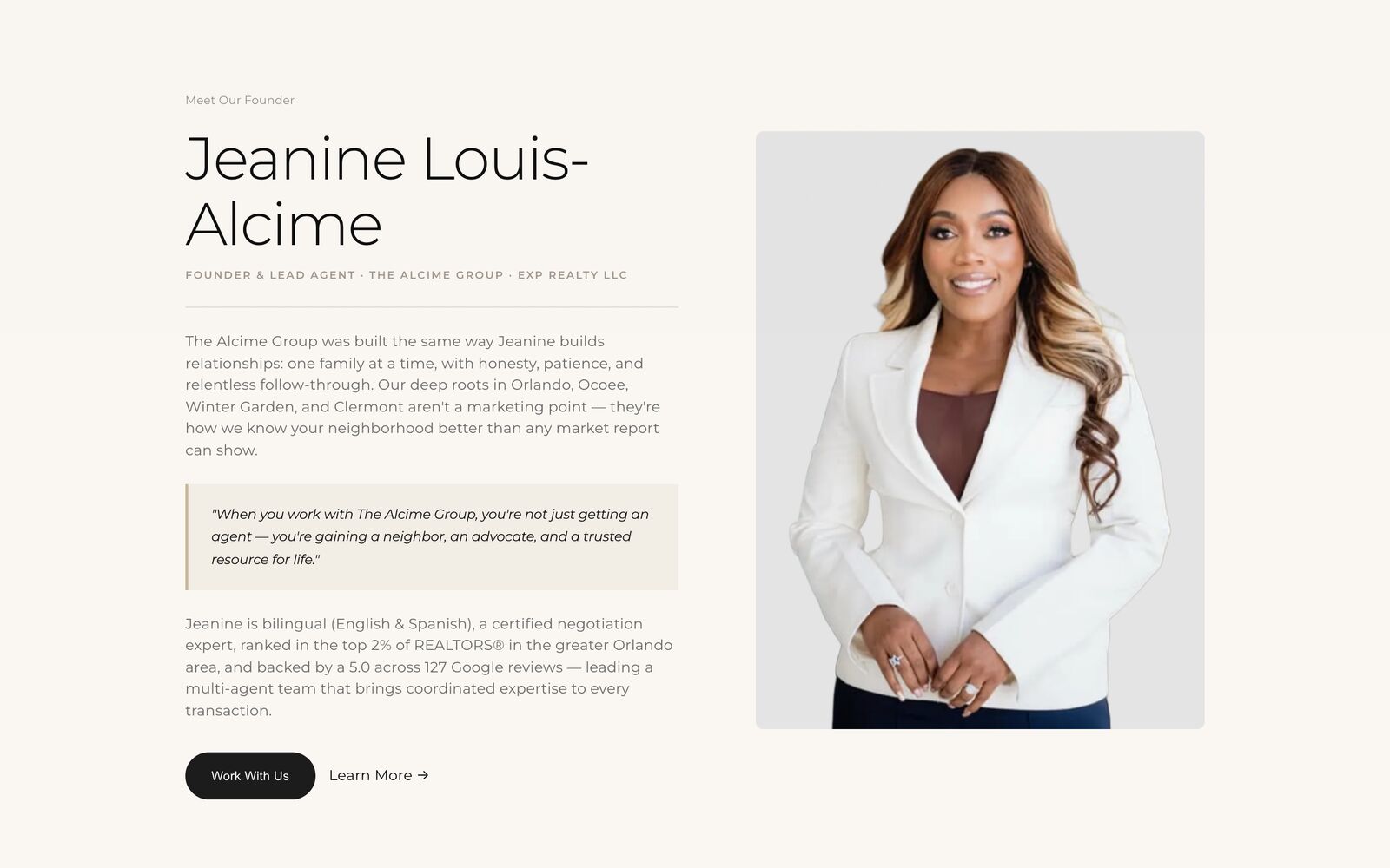 Introduction to Jeanine Louis-Alcime